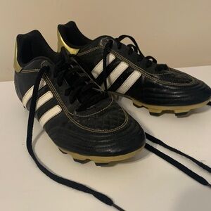 Adidas Black and Gold Football/ soccer Cleats